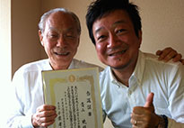 社会人の原点、商社、三共生興の前社長と。