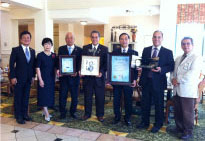 姉妹都市アメリカモンテベロ市を訪問。