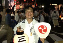 芦屋のだんじりにて。小さな芦屋に何と6基ものだんじりがあるのですよ！