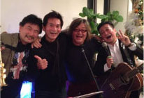 芦屋の同じ年仲間で作ったバンド、その名も「ネズミーズ」