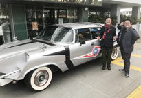 市政77周年時に実現できたウルトラセブンの777プロジェクト、立役者の芦屋市商工会青年部長と！